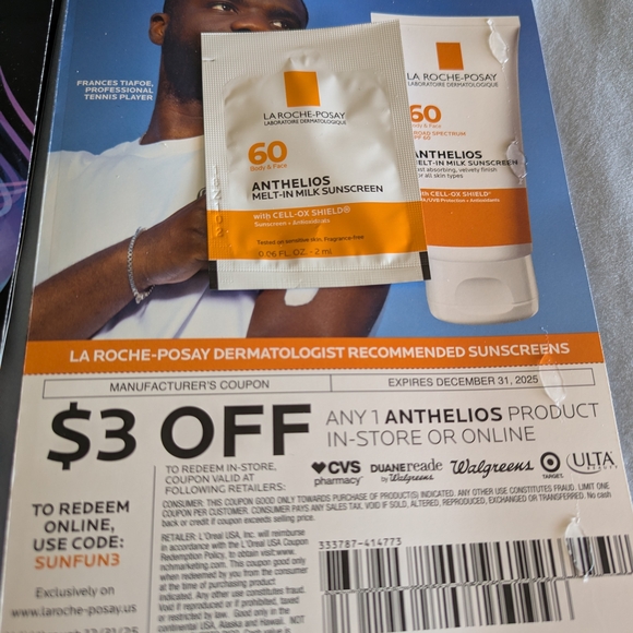 La Roche Posay skincare Samples With Coupons BN Fast Ship - Picture 3 of 3